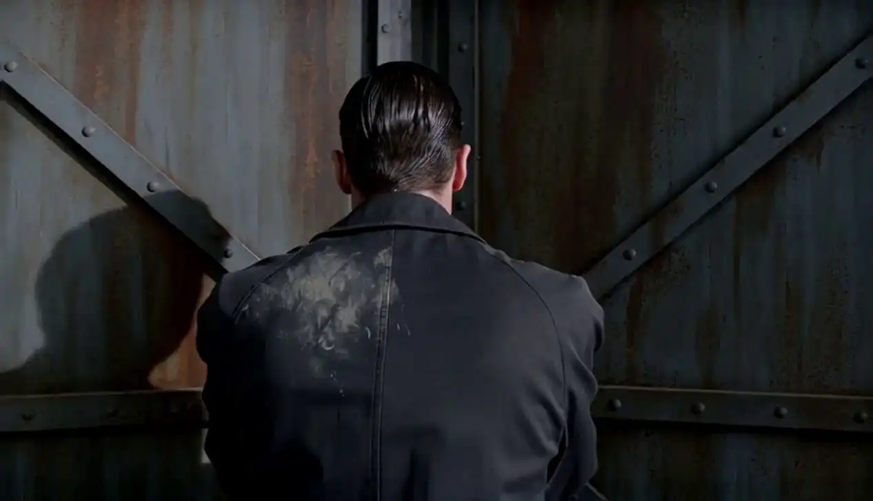 Gemini Omni - Mystery noir scene with a detective and a ringing phone in a warehouse.